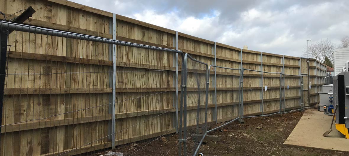 acoustic barrier fencing